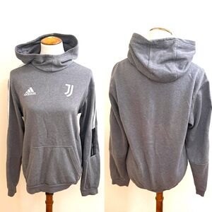 Adidas Gray Men's Hoodie with Logo
